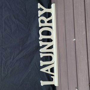 Laundry room sign 31" long